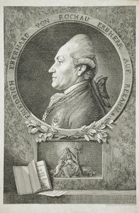 Portræt af Friedrich Eberhard von Rochau af Daniel Nikolaus Chodowiecki