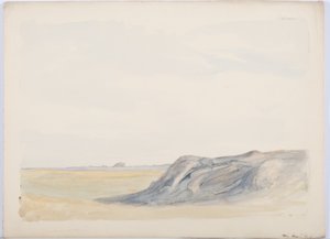 Holy Island, 1899 (blyant og wc på papir)