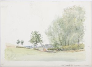 ca. 1916 (blyant og wc på papir)