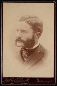 Portræt af Barton Warren Evermann 1853-1932, før 1900. af Daniel R Clark