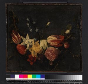 Feston af blomster, før 1661