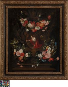 Blomsterkrans med Maria Magdalene