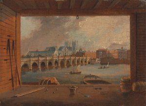 Udsigt over Westminster Bridge af Daniel Turner