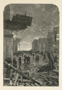 Nedrivning, 1869. af Daniel Urrabieta Vierge