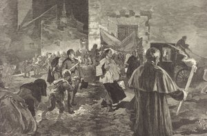 Spanien. Viaticum, 1889. af Daniel Urrabieta Vierge