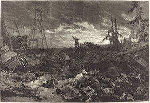 Michel Strogoff ved Théâtre du Chatelet, 1880. af Daniel Urrabieta Vierge