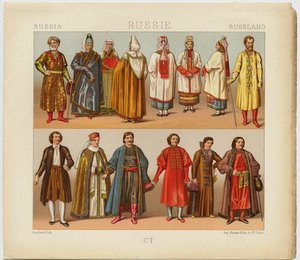 Russisk kjole, 1880