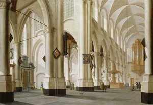 Interiør af St. Laurenskerk, Rotterdam