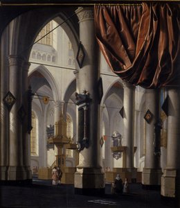 Den nye kirke i Delft, 1654 (olie på egetræ)