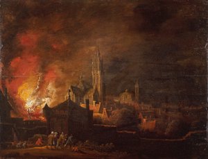 Branden i Antwerpen af Daniel van Heil