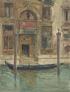 Portalen til et venetiansk palads, 1839-1911. af Daniele Bucciarelli