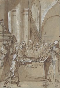 Raymond Diocrès taler under sin begravelse fra Saint Bruno af Kölns liv, 1628-29.