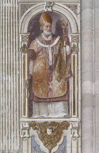 Sankt Ambrosius (fresko) af Daniele Crespi