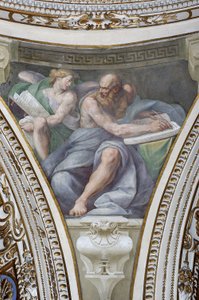 Sankt Matthæus (fresko) af Daniele Crespi