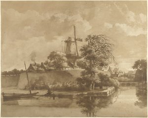 Køremøllen ved Tolsteegpoort i Utrecht