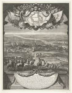 Franskmændenes erobring af Maastricht den 30. juni 1673 Mastrich (titel på objekt) Grandes Conquêtes du Roi (serietitel)