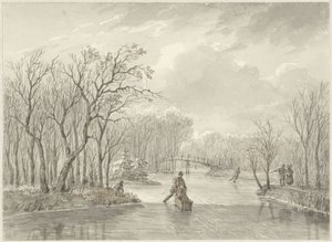 vinter ansigt af Daniël van Oosterhoudt