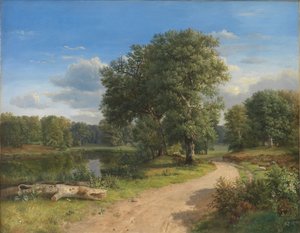 Landskab nær Hammermøllen, Nordsjælland
