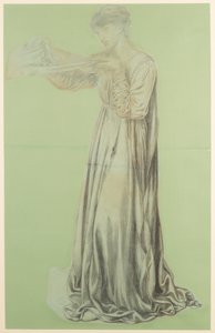 En undersøgelse til Dantes drøm af Dante Gabriel Charles Rossetti