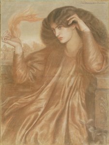 Flammens kvinde af Dante Gabriel Charles Rossetti