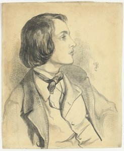 Portræt af William Michael Rossetti, af Dante Gabriel Charles Rossetti