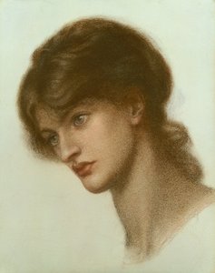 Portræt af en Dame af Dante Gabriel Charles Rossetti