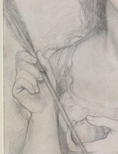 Undersøgelse til "Venus Verticordia" af Dante Gabriel Charles Rossetti