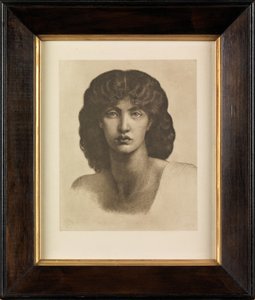 Studie af Jane Morris for Astarte Syriaca (fotogravure) af Dante Gabriel Charles Rossetti
