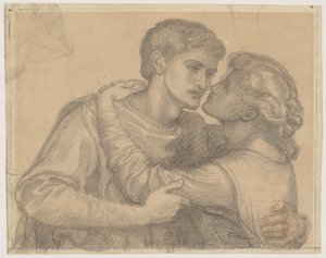 De elskende af Dante Gabriel Charles Rossetti