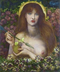 Venus Verticordia (Venus hjerteernes skifter) - Værk af Dante Gabriel Rossetti (1828-1882) af Dante Gabriel Charles Rossetti