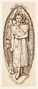 Dantis Amor - Studie af kærlighed med et solur og en fakkel af Dante Gabriel Rossetti