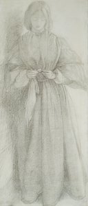 Elizabeth Siddal (fru Dante Gabriel Rossetti) af Dante Gabriel Rossetti