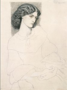 Jane Burden (1840-1914) af Dante Gabriel Rossetti