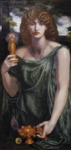 Mnemosyne af Dante Gabriel Rossetti