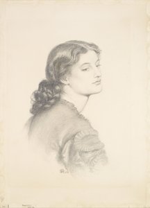 Portræt af Ada Vernon af Dante Gabriel Rossetti