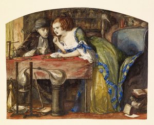 Laboratoriet af Dante Gabriel Rossetti