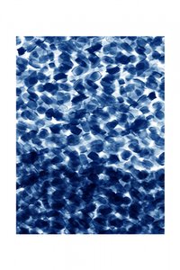 Indigo-abstrakt mønster af Danushka Abeygoda