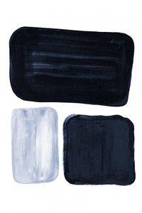 Minimalistiske blå klodser