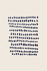 Minimalistiske indigo-prikker af Danushka Abeygoda