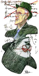 James Joyce af Dariush Radpour