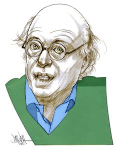 Sennett Richard , 2008 (digital farveblyantstegning) af Dariush Radpour