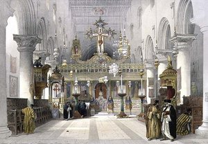 Kapel i klosteret St. Catherine på Sinai-bjerget, 21. februar 1839, plade 112 fra bind III af 