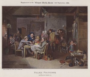 Landsbypolitikere (farve litho)
