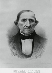 Portræt af Giovanni Santini (1787-1877), italiensk astronom, matematiker og videnskabsmand