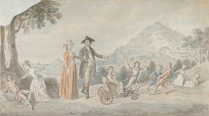 Familien til Sir James Hunter Blair, 1. Baronet 1741-1787, ca. 1785.
