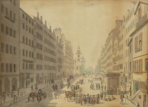 Udsigt over High Street i Edinburgh fra øst, 1793