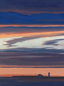 Race Point Finish, 2017 (olie på lærred) af David Arsenault