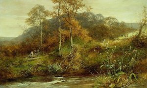 Autumn River Scene, The Brook