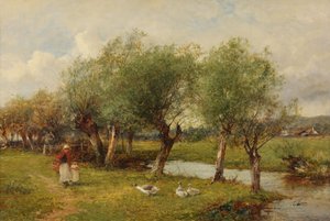 Fodring af gæs af David Bates