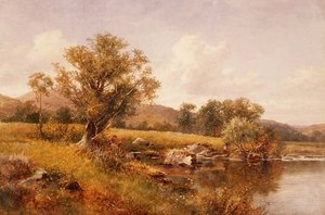 Bredden af Llugwy, North Wales af David Bates